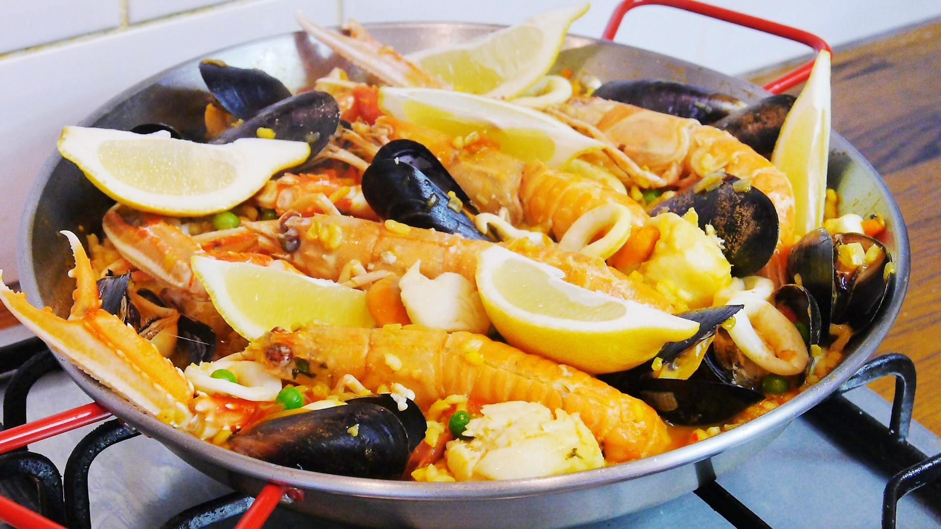 【曼食慢語】Seafood Paella 西班牙海鮮飯的做法 步骤20