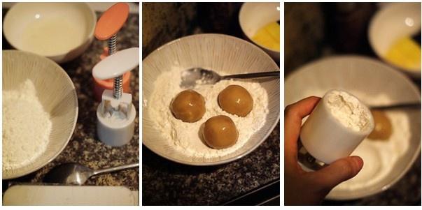 【金沙奶黃廣式月餅】第一次的自制月餅（1）的做法 步骤4