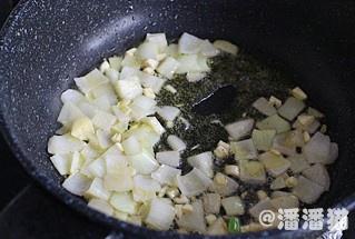蔬菜意麪濃湯的做法 步骤3
