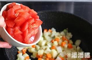 蔬菜意麪濃湯的做法 步骤4