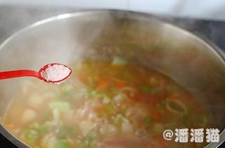 蔬菜意麪濃湯的做法 步骤8