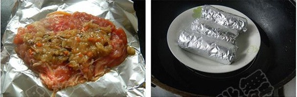 香菇糯米雞肉卷的做法 步骤5