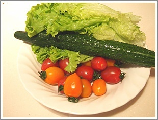 芝麻蔬菜沙拉的做法 步骤1