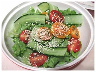 芝麻蔬菜沙拉的做法 步骤5