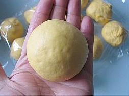 南瓜紅豆沙麪餅的做法 步骤16