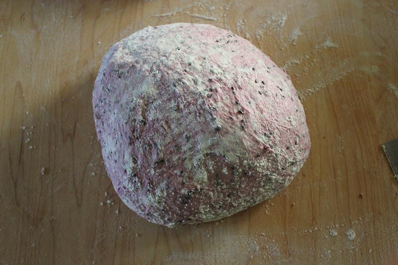 紫薯黑芝麻天然酵種歐包的做法 步骤11