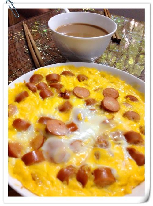 火腿腸煎蛋——快手早餐的做法 步骤6