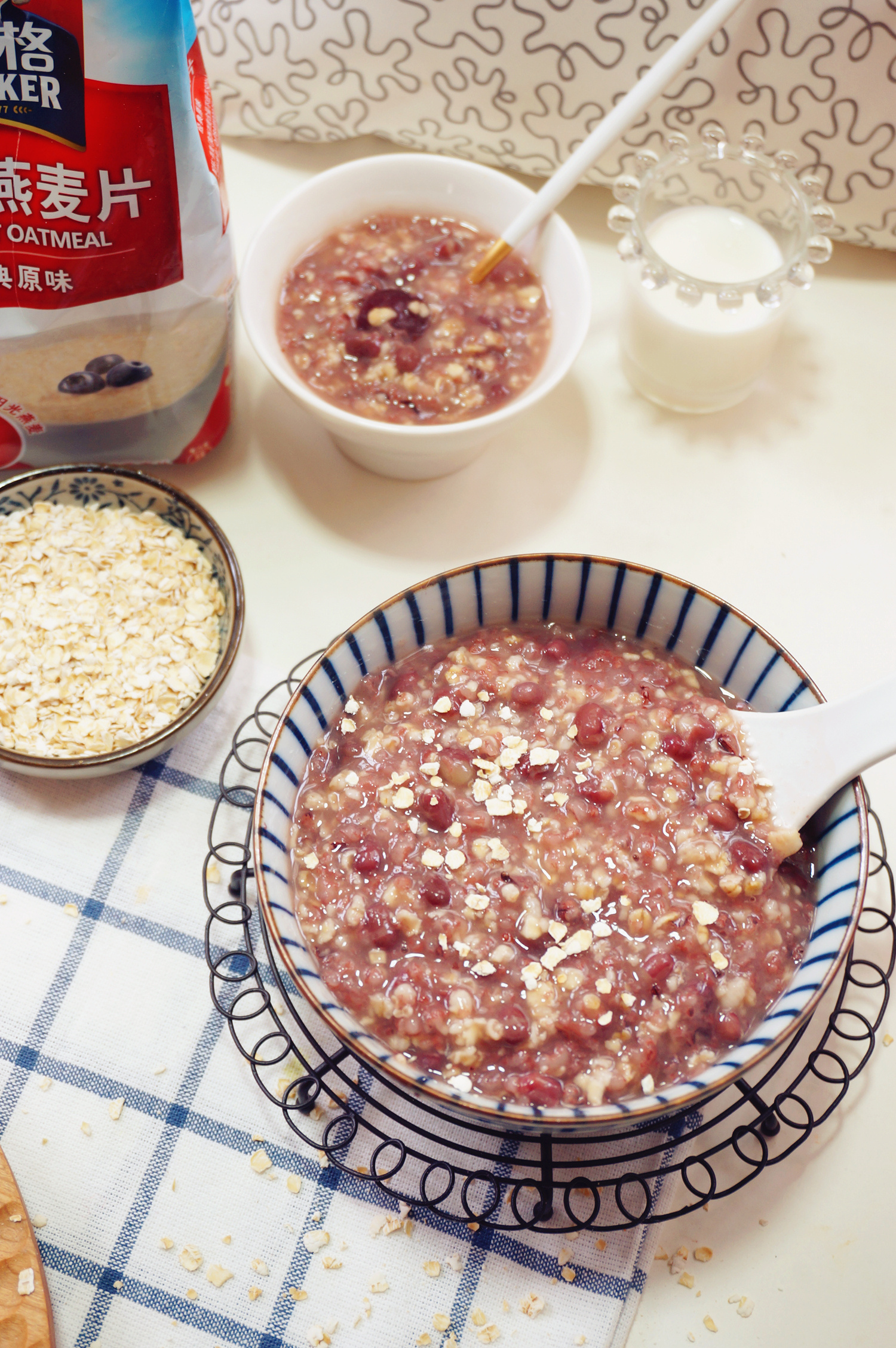【五福臨門】新年早餐-燕麥五福粥的做法 步骤9