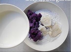 酒釀紫薯珍珠圓子的做法 步骤6