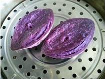 酒釀紫薯小丸子的做法 步骤1
