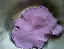 酒釀紫薯小丸子的做法 步骤6