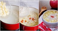 蘋果酒釀小圓子甜湯的做法 步骤3