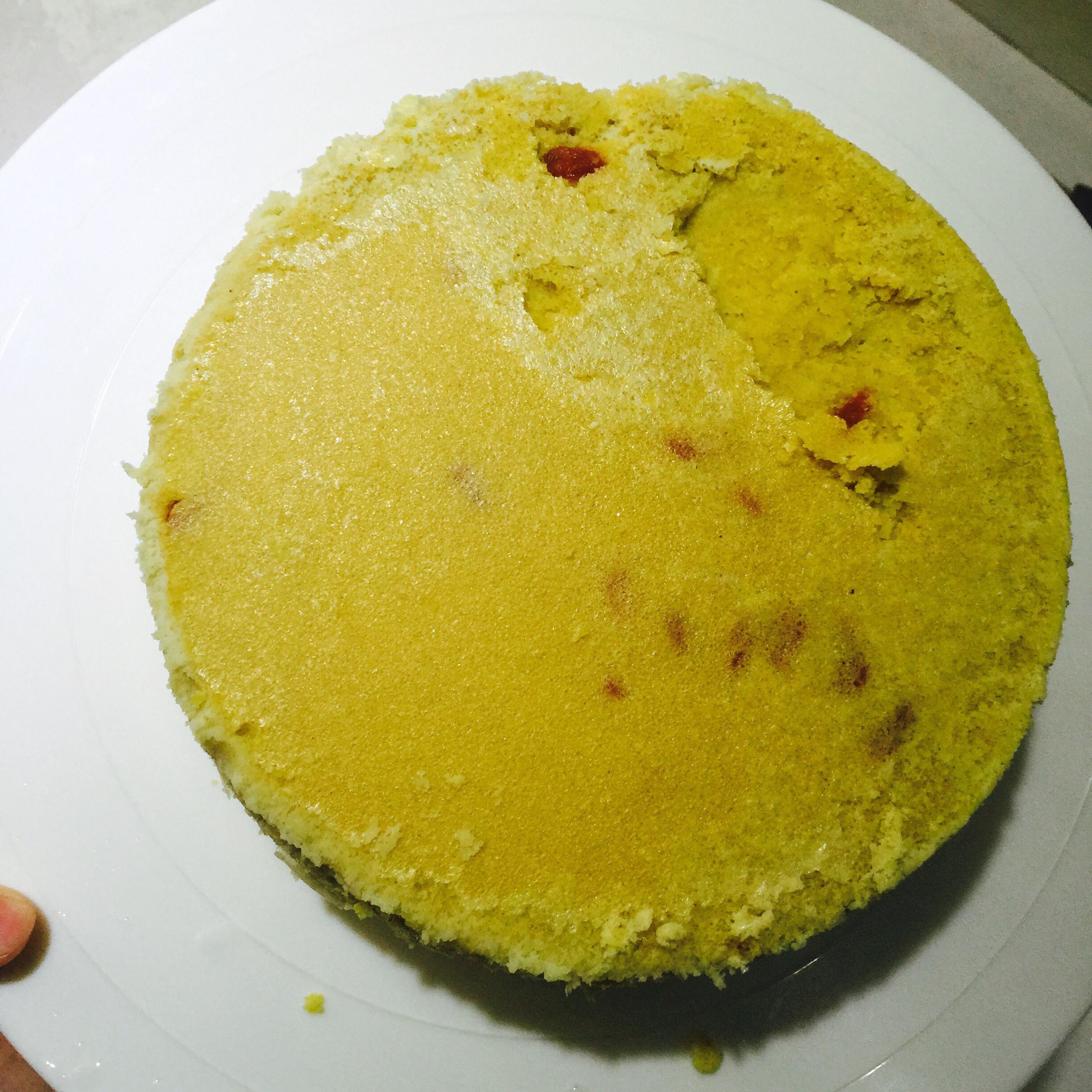 小米枸杞蛋糕｛奶油豪華版｝的做法 步骤6