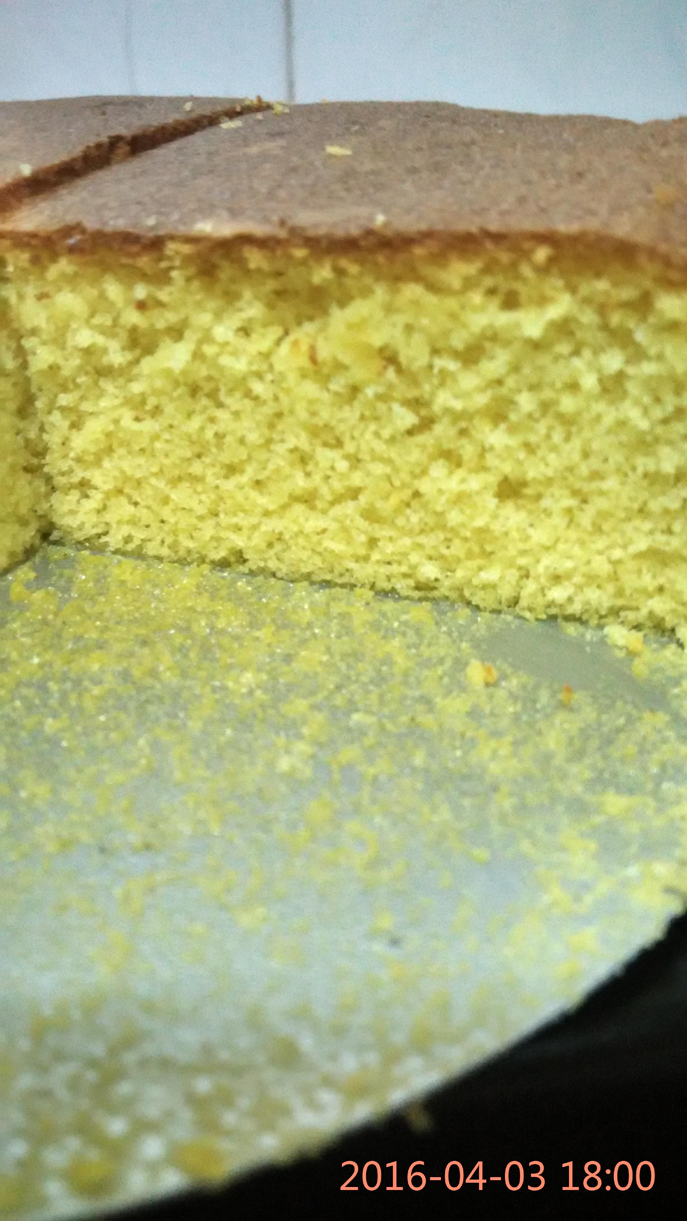 玉米粉蛋糕的做法 步骤9