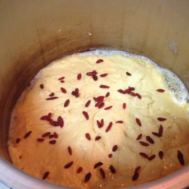 玉米麪發糕（高壓鍋版）的做法 步骤5