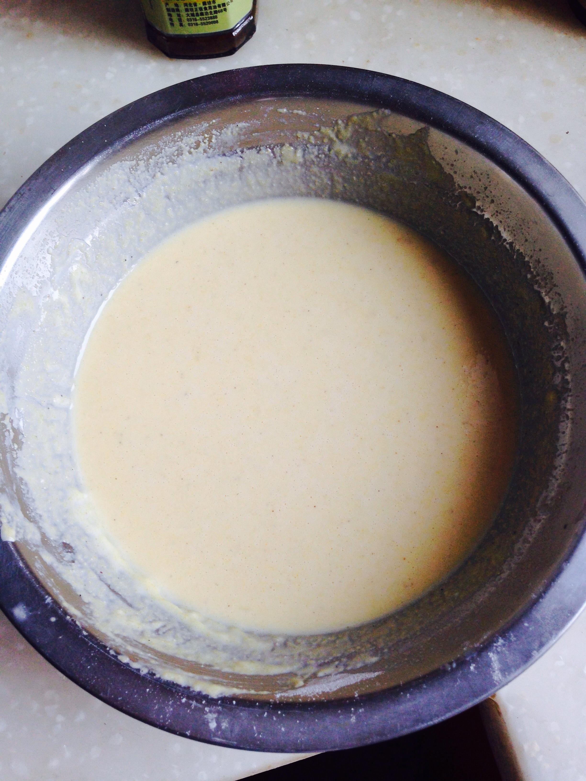玉米麪小餅 簡單早餐的做法 步骤1