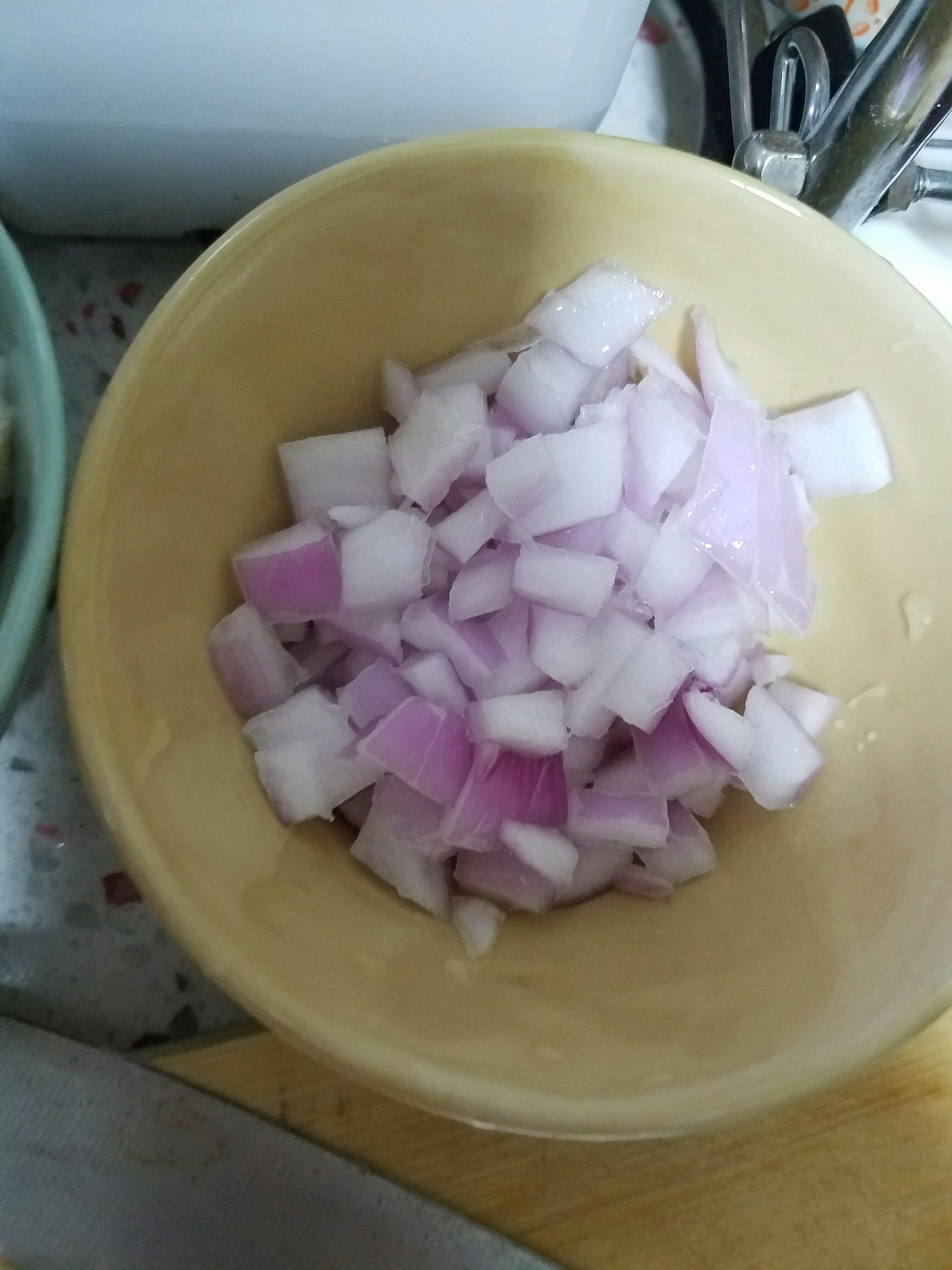 海苔糙米香菇炒飯的做法 步骤4