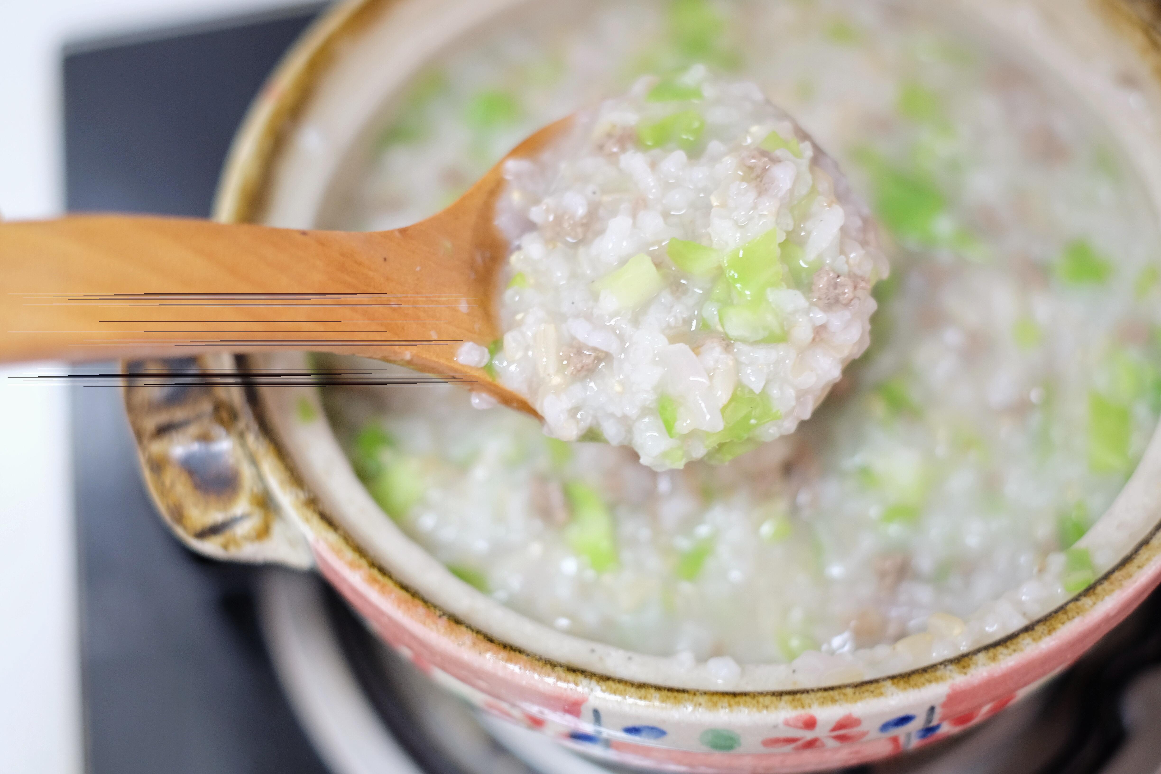 糙米圓白菜牛肉粥的做法 步骤8