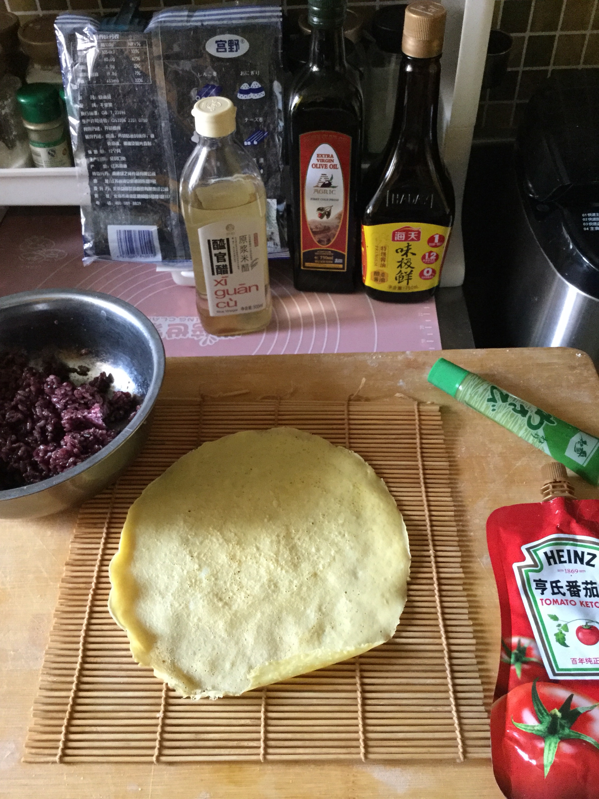 紫米壽司的做法 步骤1