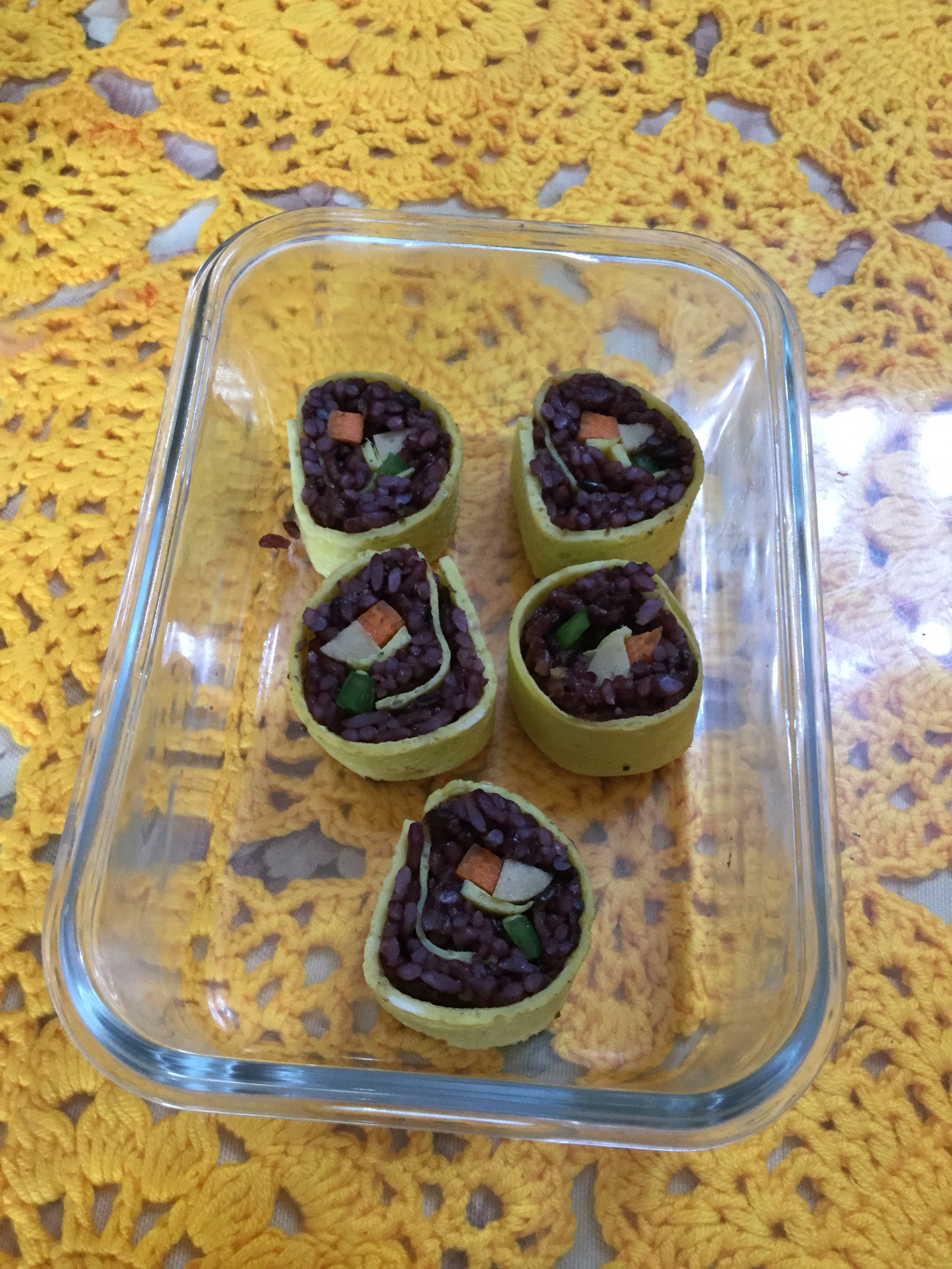 紫米壽司的做法 步骤6