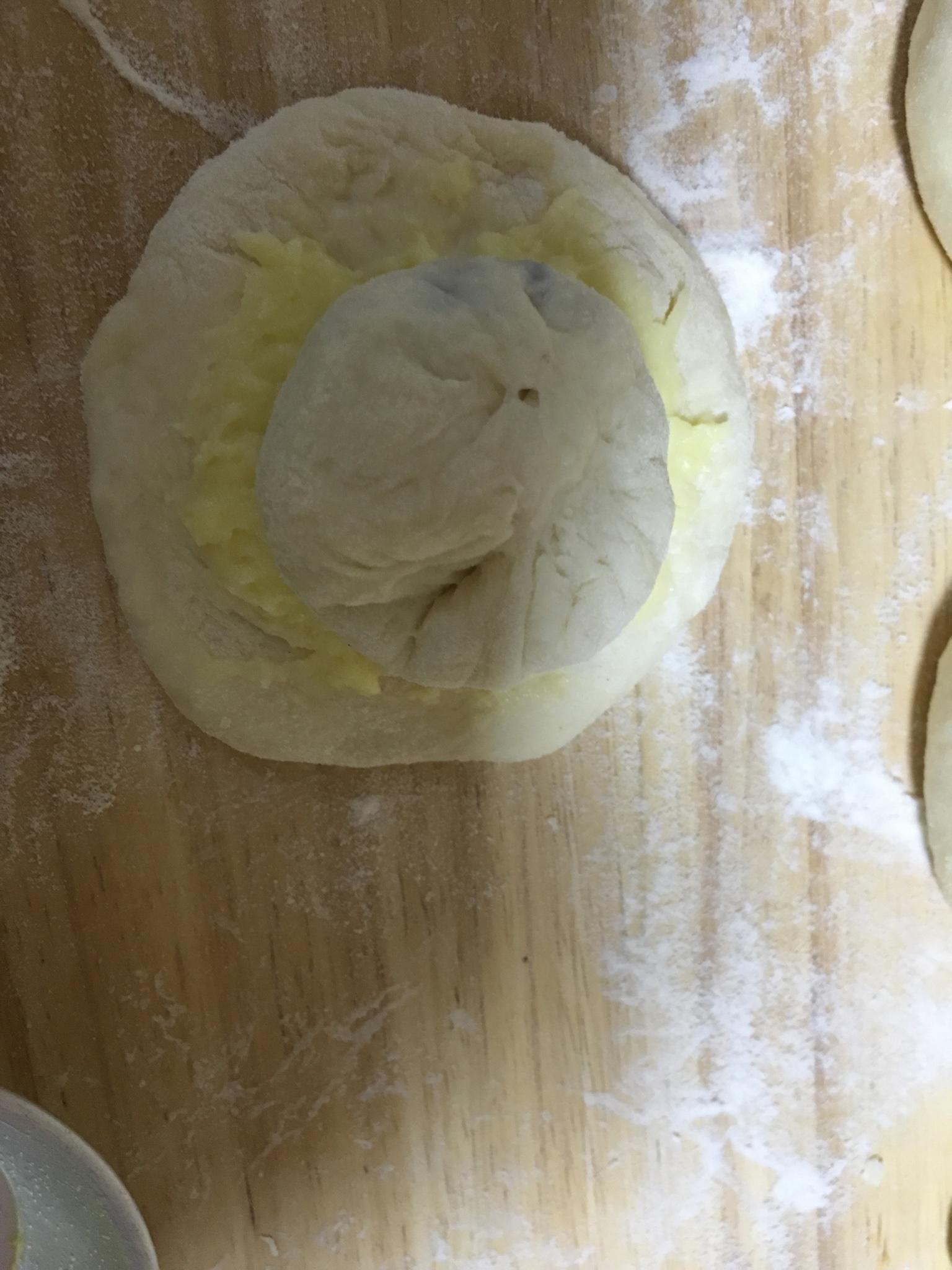 紫米乳酪麪包的做法 步骤5