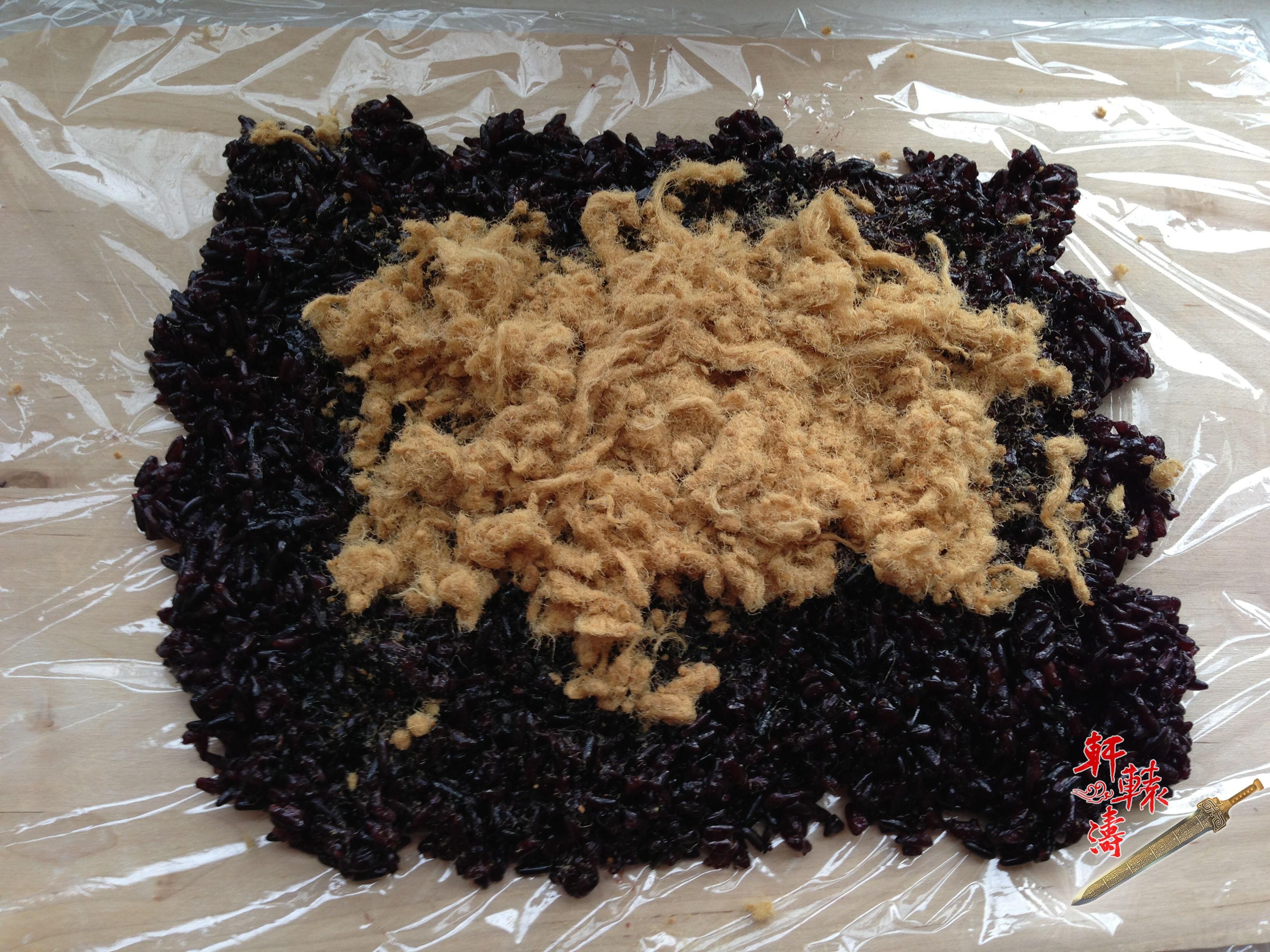 紫米和風飯糰的做法 步骤4