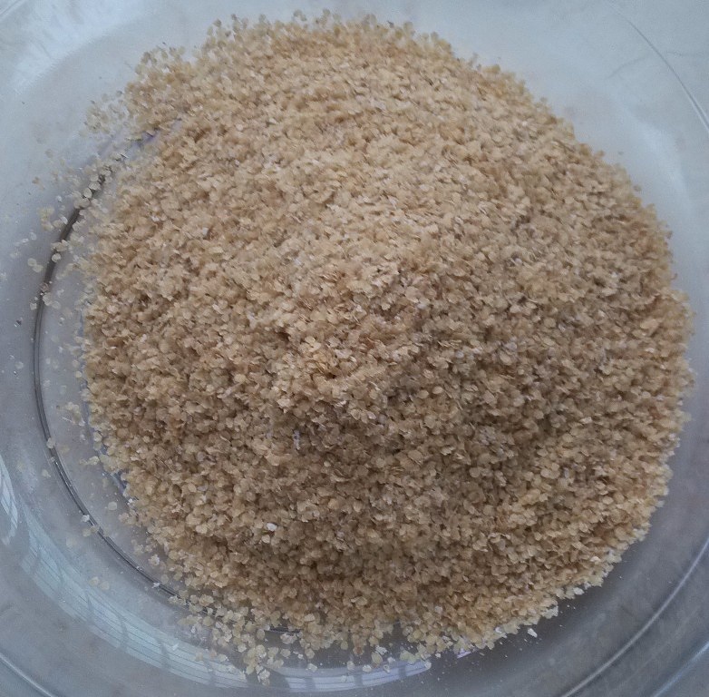 超簡單的小麥胚芽餅的做法 步骤1