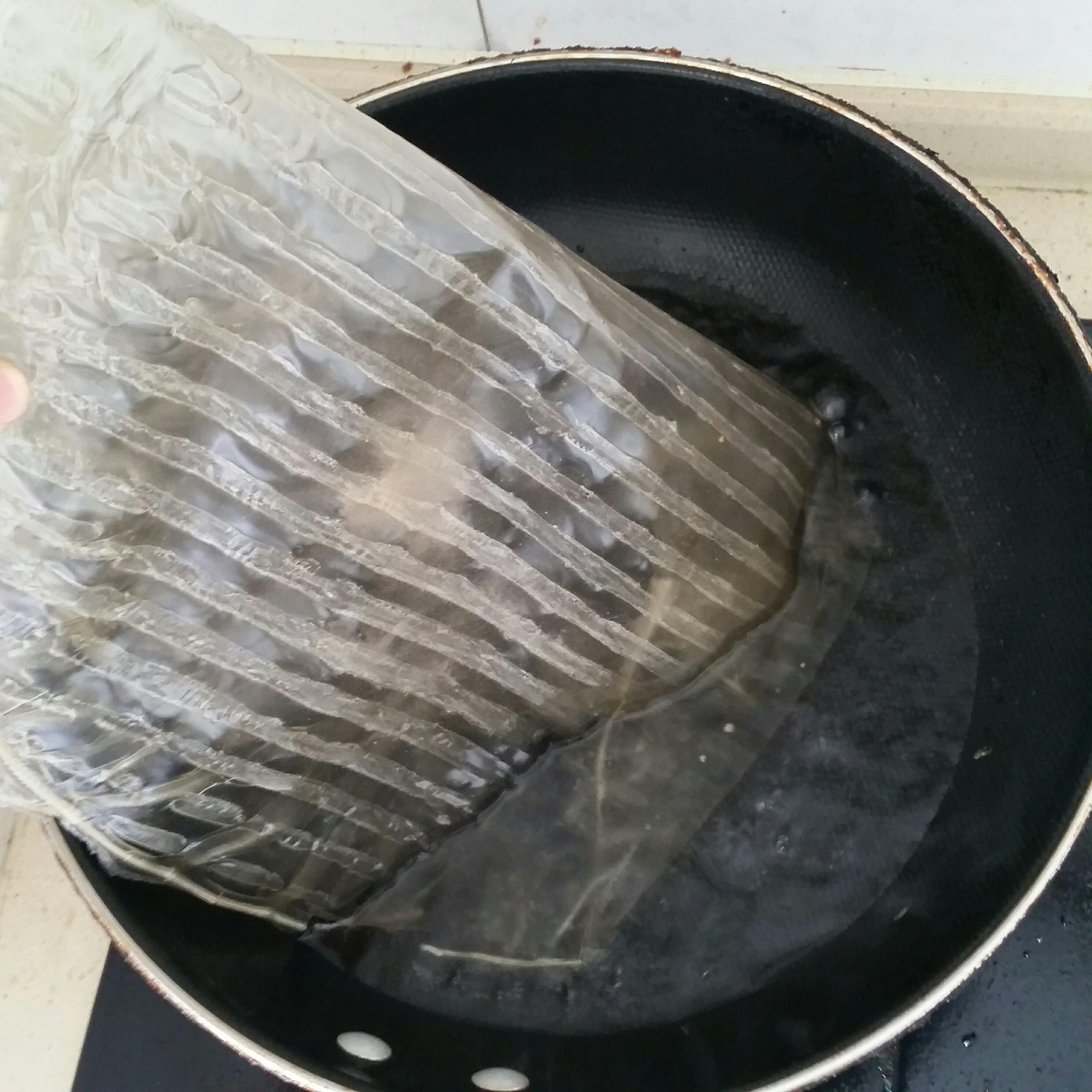 韭菜雞蛋粉皮水餃的做法 步骤10