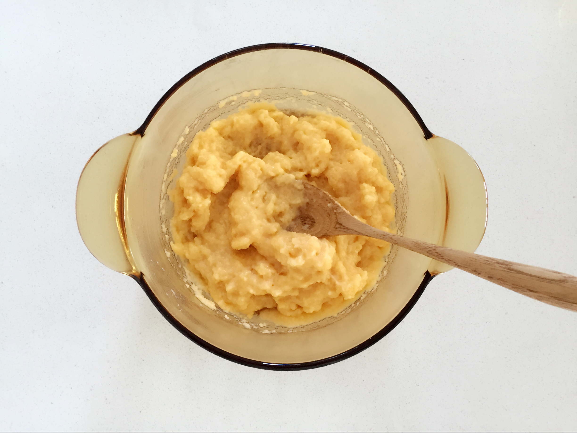 寶寶輔食：米粉「布丁」—可以抓在手上吃的米糊7M+的做法 步骤4