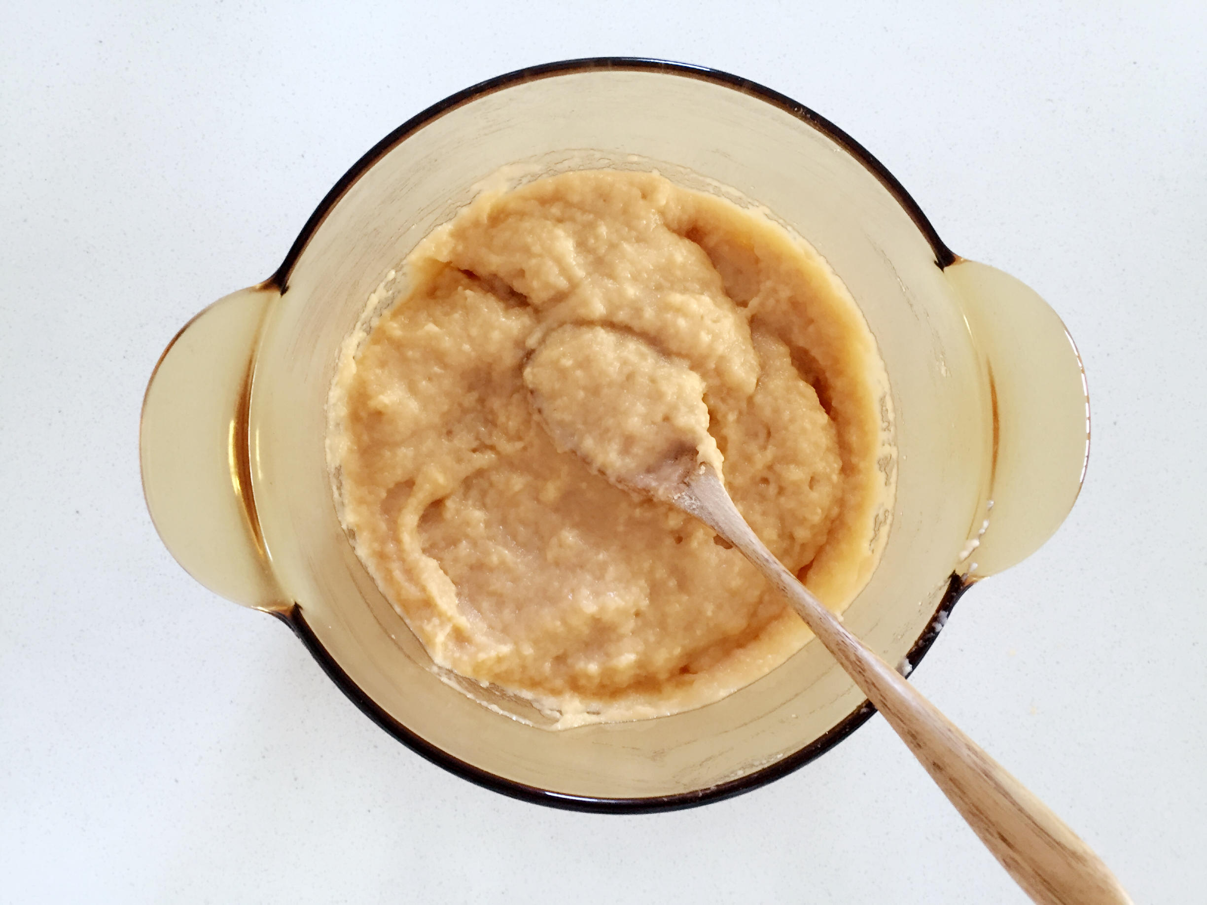 寶寶輔食：米粉「布丁」—可以抓在手上吃的米糊7M+的做法 步骤6