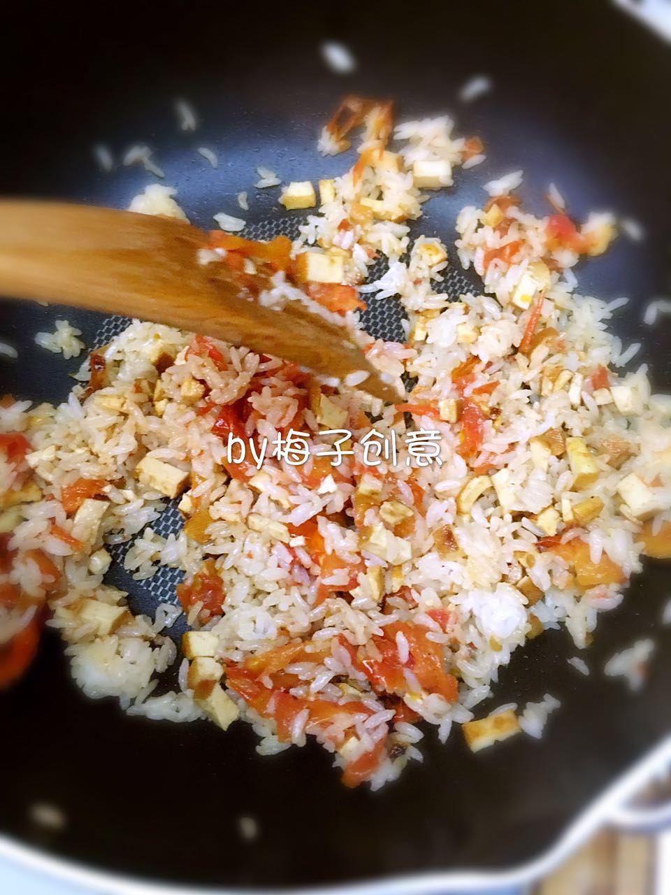 紅米莧炒飯的做法 步骤5