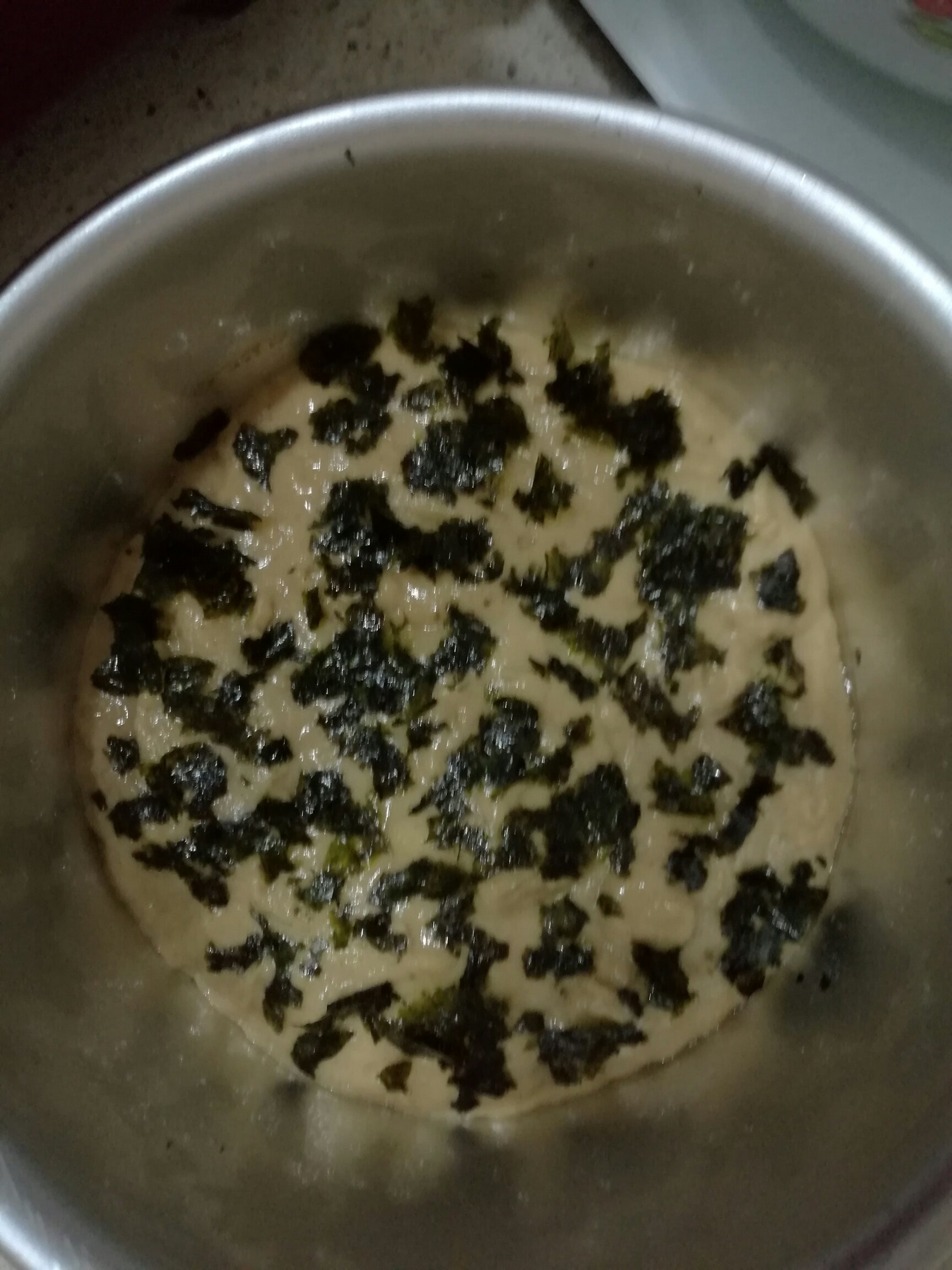 無油蕎麥海苔麪包的做法 步骤4