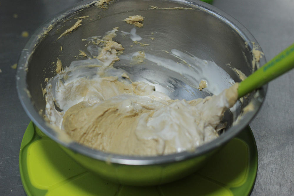 香草栗子磅蛋糕的做法 步骤7