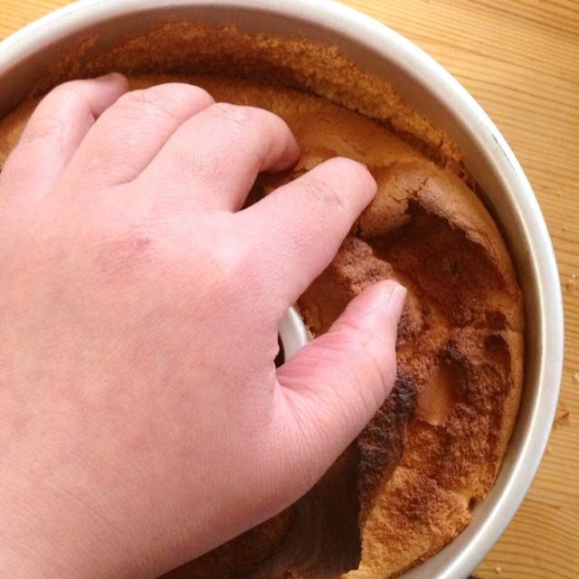 蔓越莓酸奶戚風蛋糕 附手脫模方法的做法 步骤16