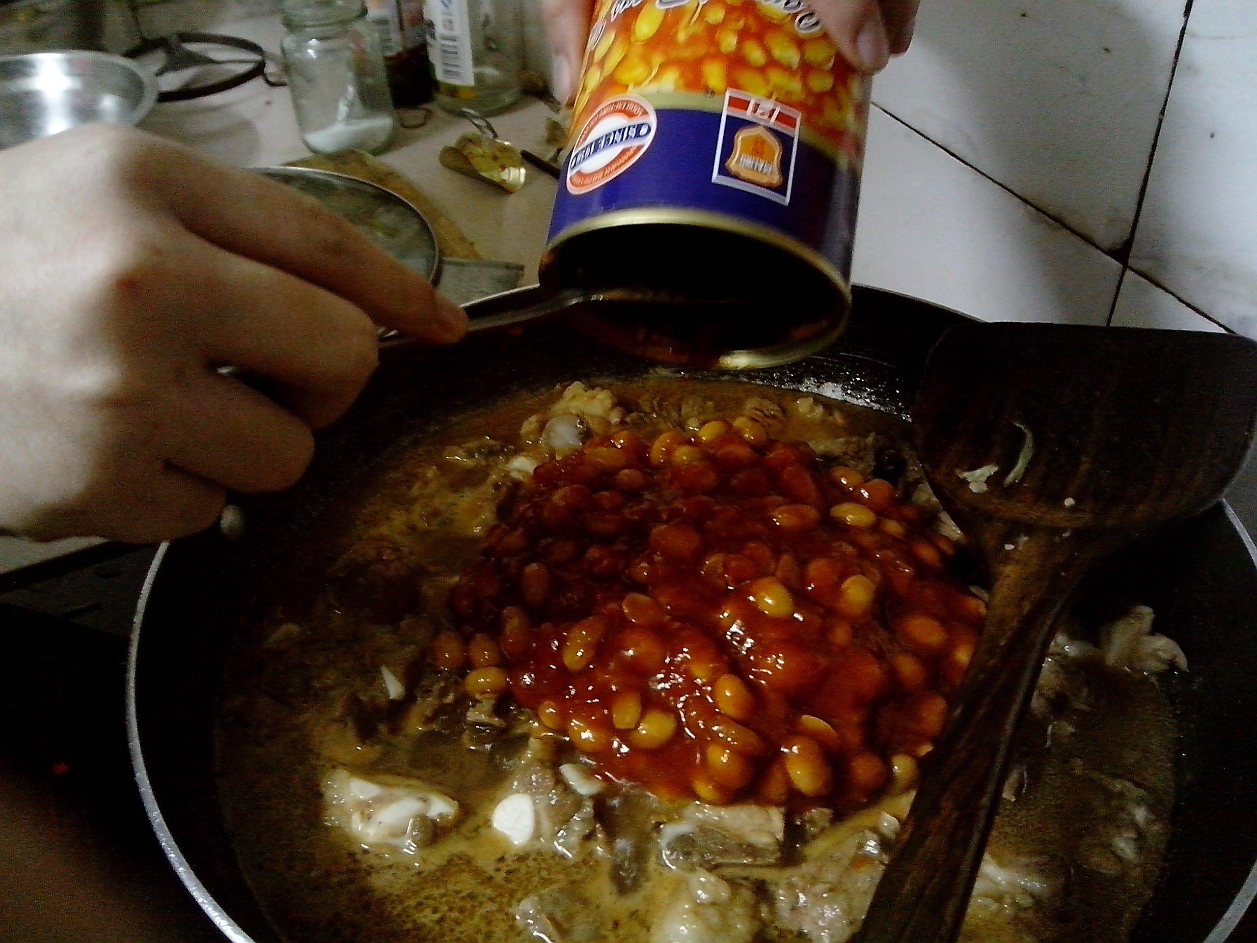 茄汁黃豆排骨飯的做法 步骤7