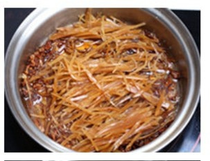 黃豆炒鹹菜的做法 步骤8