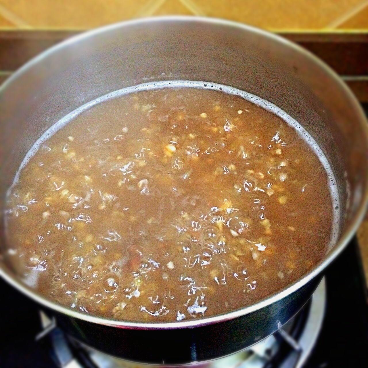 去溼養生紅豆薏米雙麥粥的做法 步骤3
