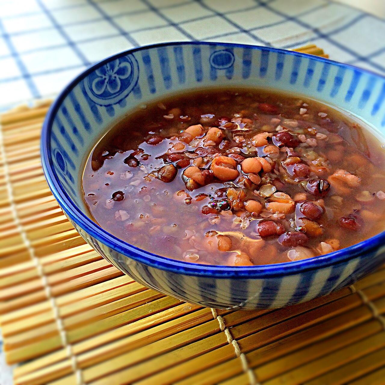 去溼養生紅豆薏米雙麥粥的做法 步骤4