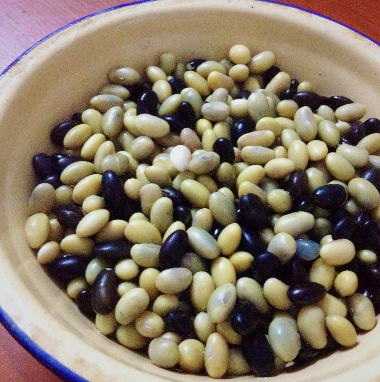 黃豆+黑豆=營養豆漿的做法 步骤1