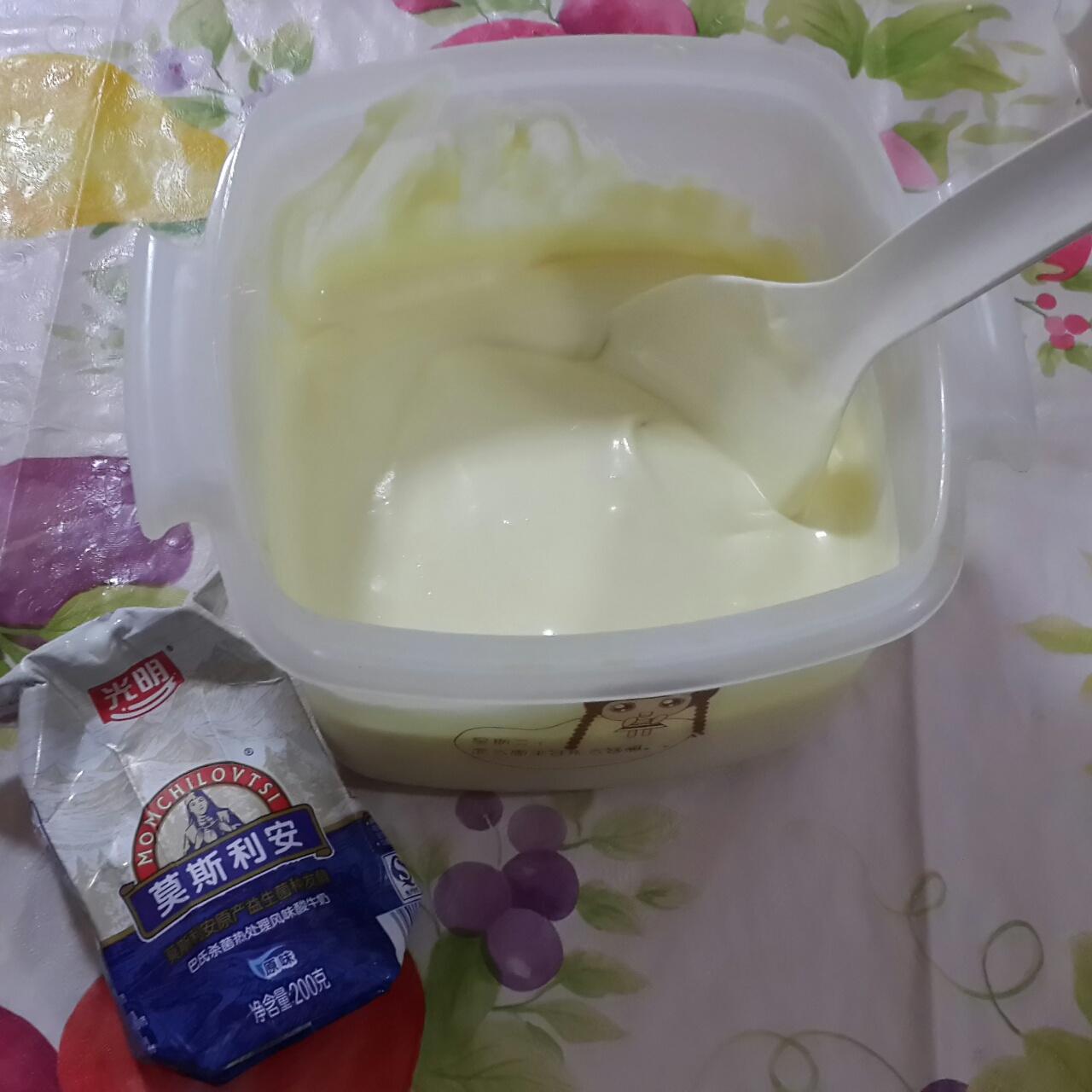 無須攪拌的哈根達斯酸奶蜜豆冰淇淋的做法 步骤7
