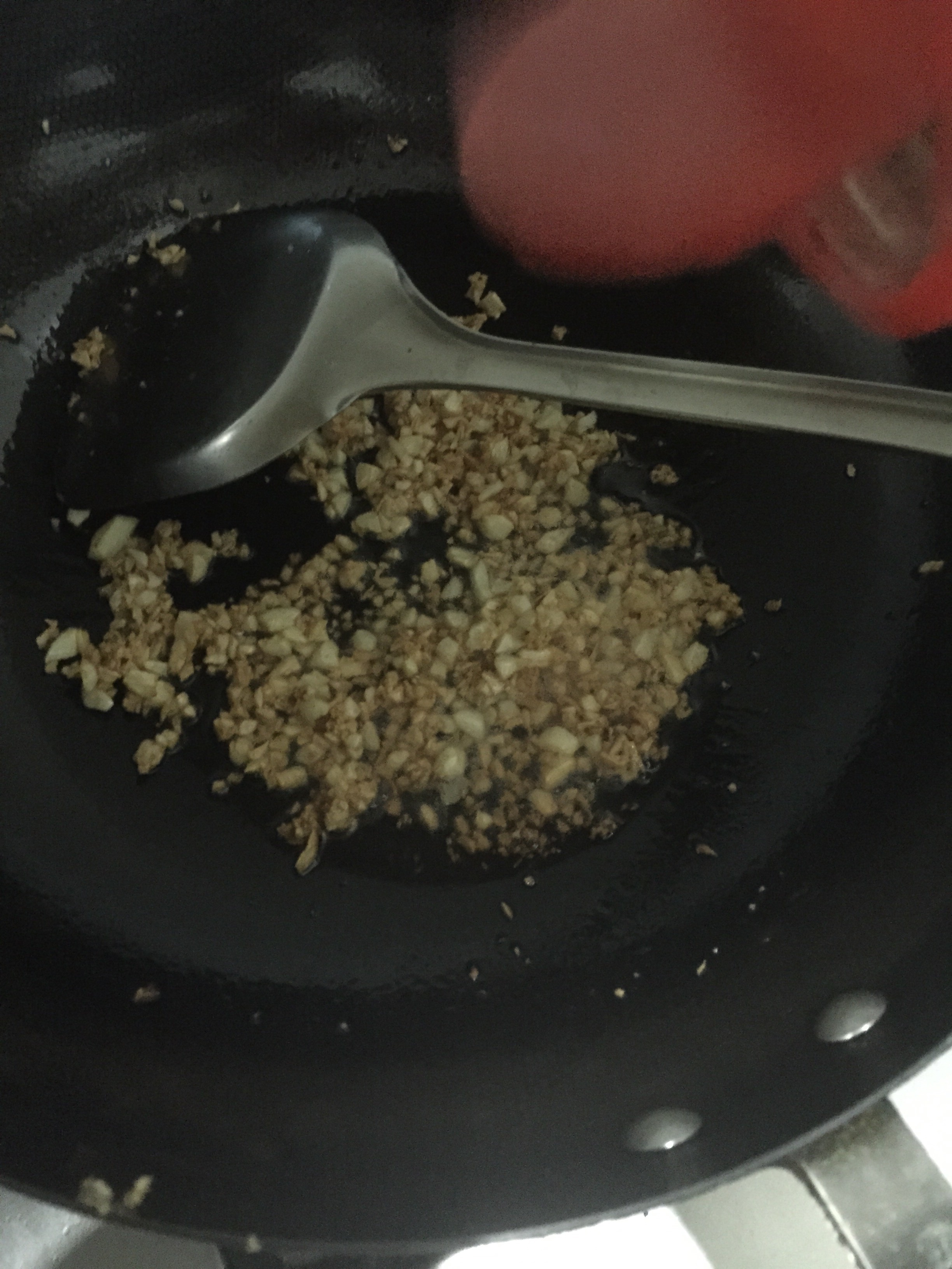 孜然蒜蓉燒芸豆的做法 步骤3