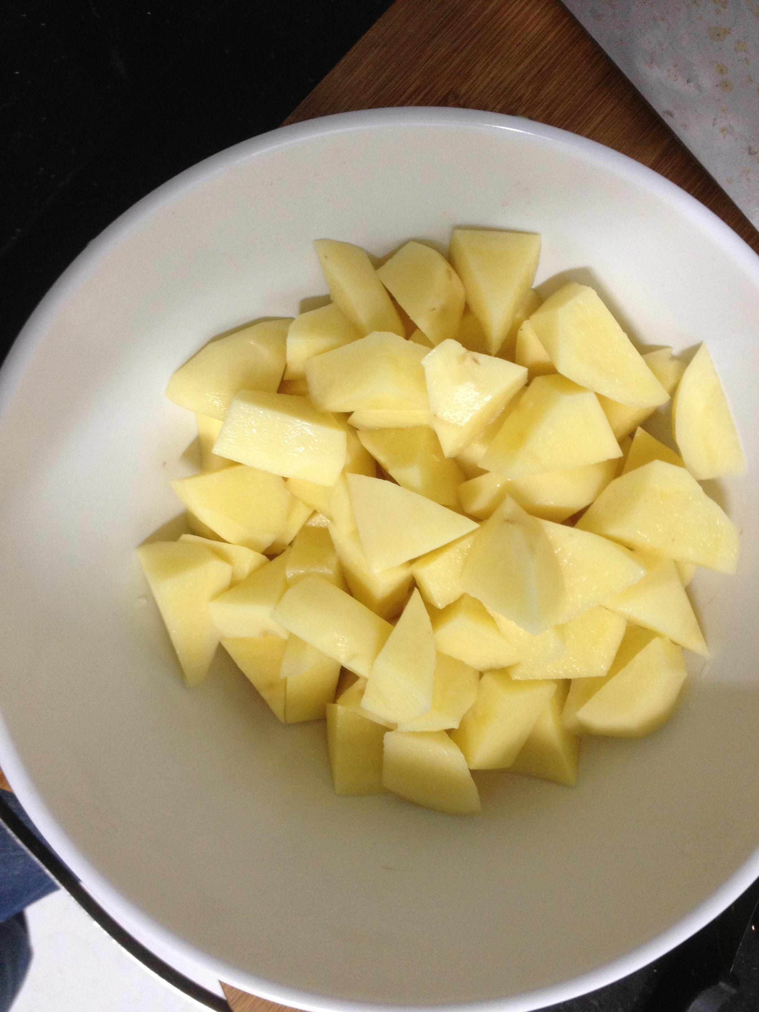 土豆燜芸豆的做法 步骤1