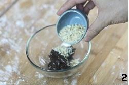 榛子巧克力法式餡餅的做法 步骤2