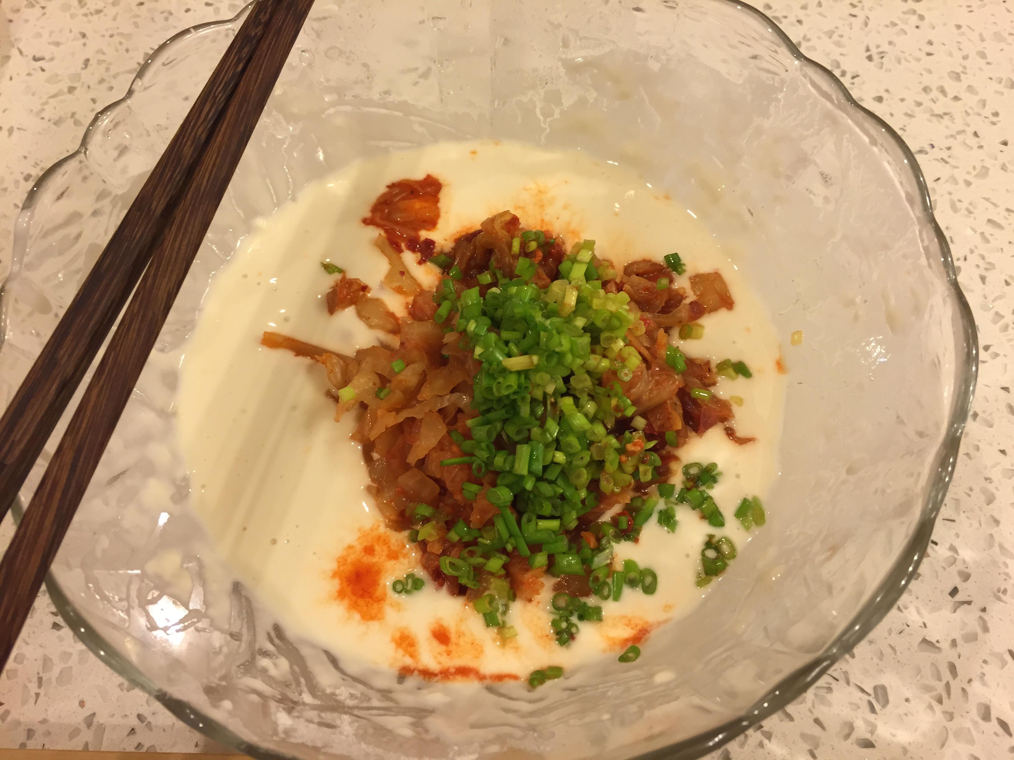 韓式泡菜餅的做法 步骤4