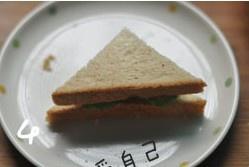 迷你肉鬆火腿三明治的做法 步骤7