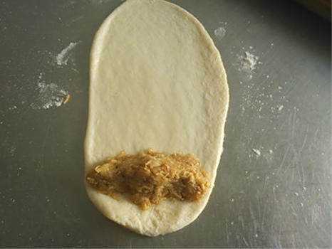 香蔥肉鬆麪包（燙種法）的做法 步骤7