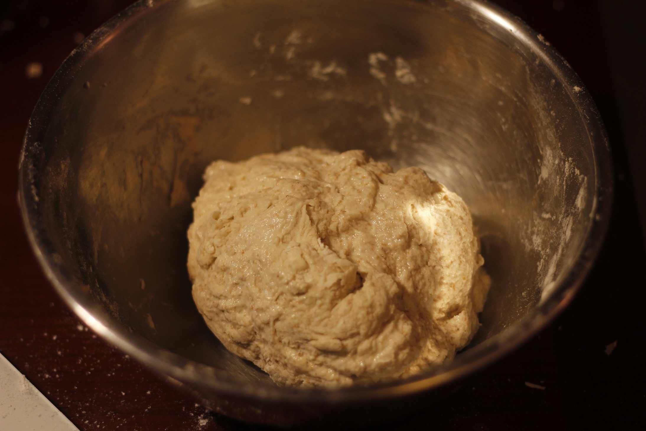 天然酵種梅乾菜歐包——Hauswirt/海氏HO-40C烤箱試用的做法 步骤3