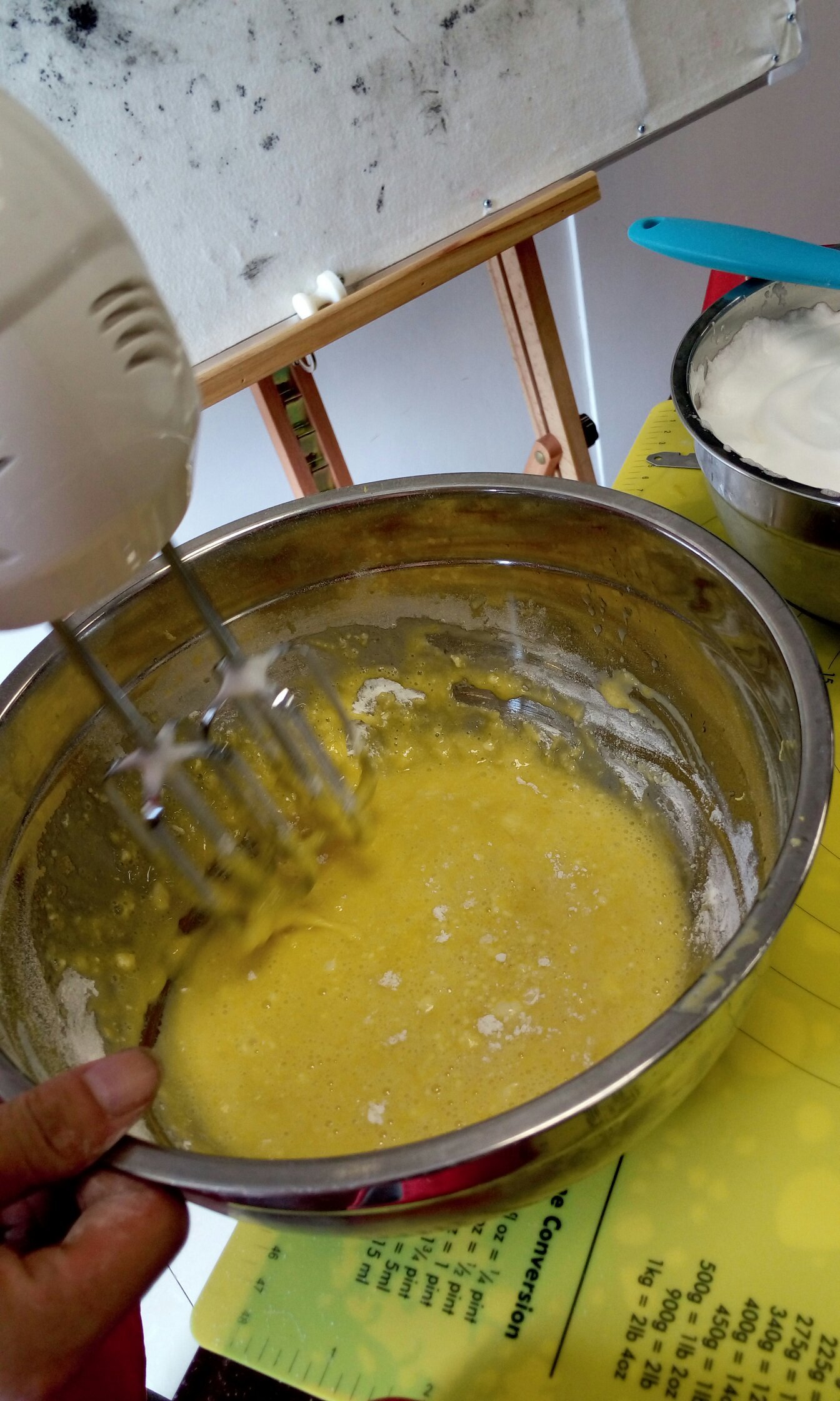 檸檬戚風蛋糕的做法 步骤12