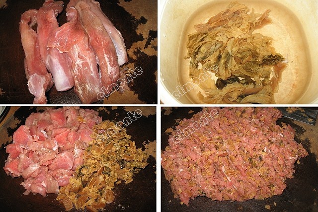 梅菜蒸肉餅的做法 步骤1