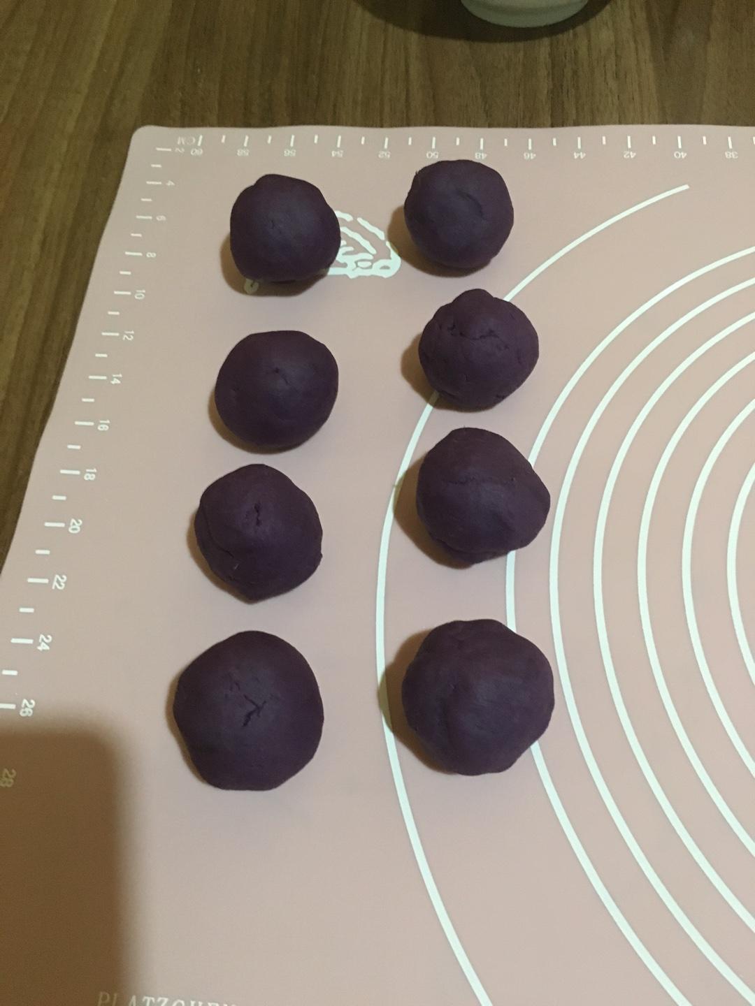 廣式紫薯月餅（20個）的做法 步骤5